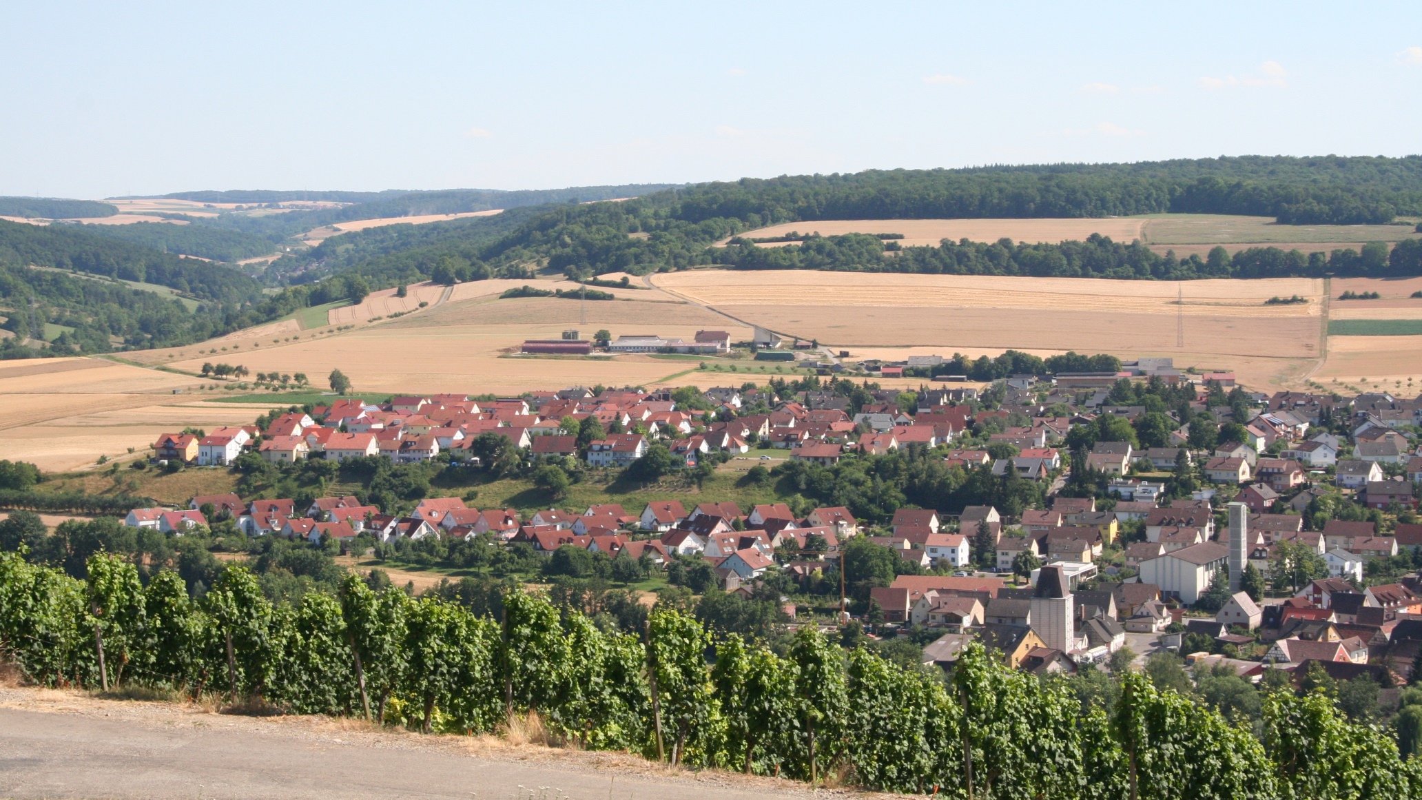 Our house is situated in a quiet and relaxing area on the outskirts of Markelsheim.